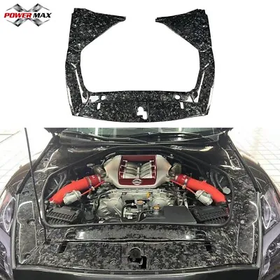 Forged Carbon Fiber Engine Bay Cover Fit For Nissan 2009-2020 GTR R35 • $1550