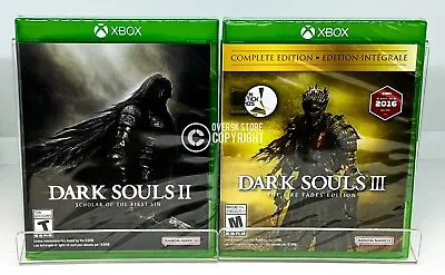 Dark Souls II 2 SOTFS + Dark Souls III 3 Fire Fades Complete - Xbox One - New • $49.99