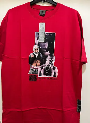 Tupac Makaveli T-Shirt RED Color Vintage - Official Makaveli Brand NEW With TAG • $39.99