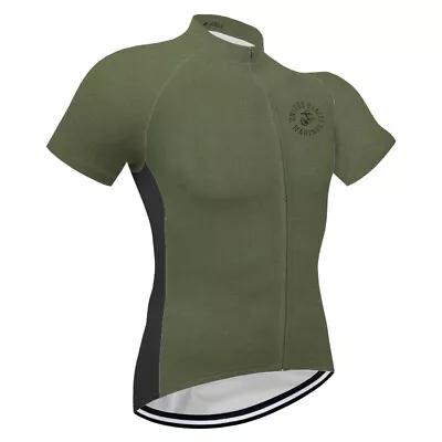 Military Camo Short Cycling Jersey MTB Bike Motocross Mountain Ride Cycle Shirt • $19.95