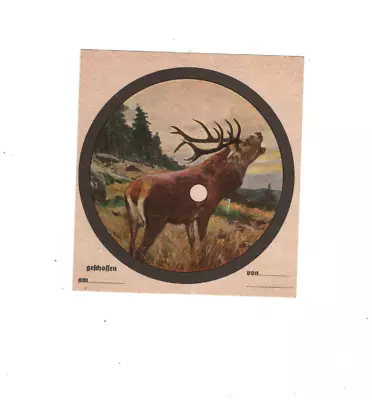 Vintage European Red Deer Target • $3