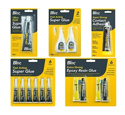£3.69 • Buy Super Glue,Epoxy Ideal For Metal,Pottery,Wood,Rubber,Leather,Plastic Fast Acting