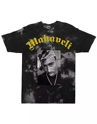 Tupac Makaveli Dip Dye Acid Wash T Shirt • £17.95