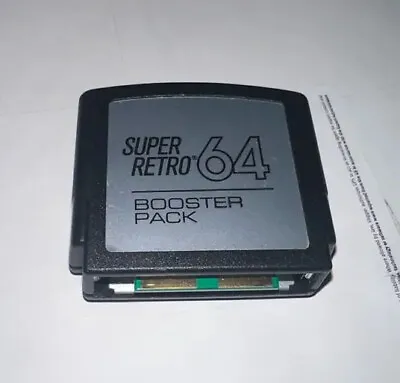 Super Retro 64 Jumper Booster Pack For Nintendo 64 N64 Consoles Black • $8.57