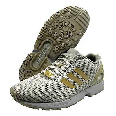 Adidas Torsion ZX Flux Mens Running Shoes - Basic White - Size US6 • $34.99