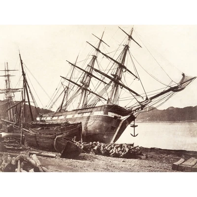 £12.99 • Buy Johnson American Barque Jane Tudor Conway Bay Photo Canvas Wall Art Print Poster