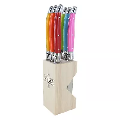 Andre Verdier Debutant 6pc Serrated Knife Sets 24cm Stainless Steel Steak Knives • $84.95