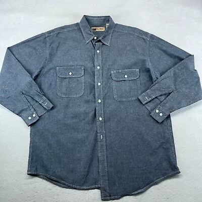 $28.99 • Buy Vintage Big Mac Button Up Shirt XL Extra Large Men's Chambray