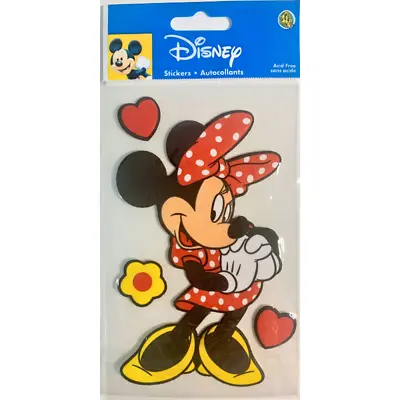 Assorted Disney Character Stickers Dimensional Stickers - Minnie Mickey • $8.95