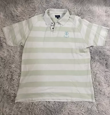 Vintage Burberry Golf Polo Shirt Mens Medium St Andrew’s • $31.49