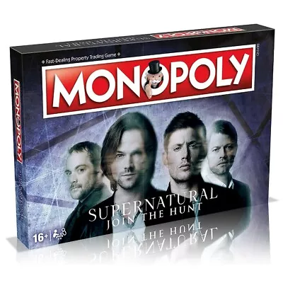 Monopoly Supernatural Edition Fun TV Themed Classic Board Game TV Series Gaming • £33.99