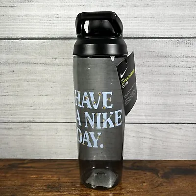 $6.95 • Buy NEW Nike TR HyperCharge Chug Bottle 24OZ Graphic Anthracite ‘Have A Nike Day’