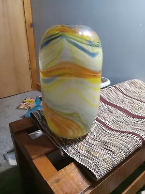 Vintage Muti Colored 12 In Murano Glass Vase • $20