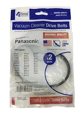 Vacuum Cleaner Drive Belts For Panasonic MCE 41 - MCE460  Pack Of 2 Belt • £3.99
