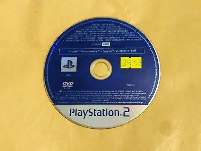 Ps2 Demo Crash Twinsanity/spyro A Hero's Tail Disc Only Very Rare • £39.99