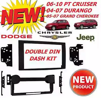 $34.99 • Buy 04 05 06 07 08 09 10 Pt Cruiser Durango Grand Cherokee Double Din Kit