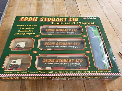 Eddie Stobart 60008 Corgi Truck Set And Playmat • $47.92