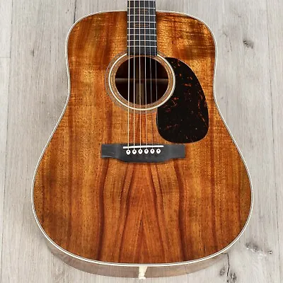 Martin Custom Shop D-28 Dreadnought Acoustic Guitar Flamed Koa Top Back Sides • $7729.12