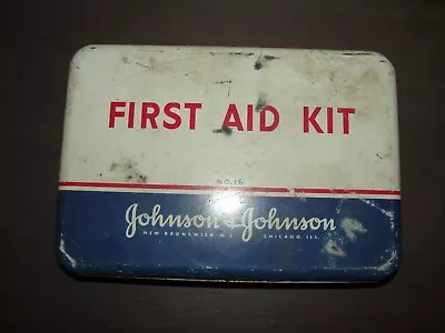 Vintage Johnson & Johnson First Aid Auto Kit~Vintage Contents • $8.99