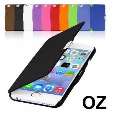 $4.99 • Buy Ultra Slim Magnetic Flip Case Cover For IPhone  6 & 6 Plus IPhone 6s & 6s Plus