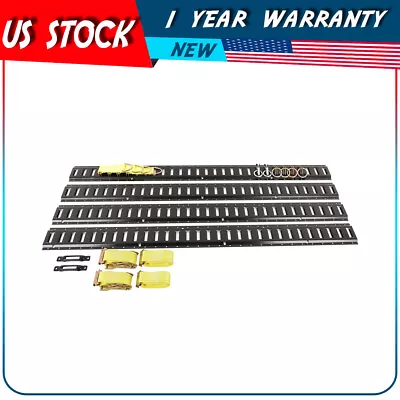 E Track Tie Down Rail Kit 18PCs 5' E Track Rails Enclosed Cargo Trailer • $87.29