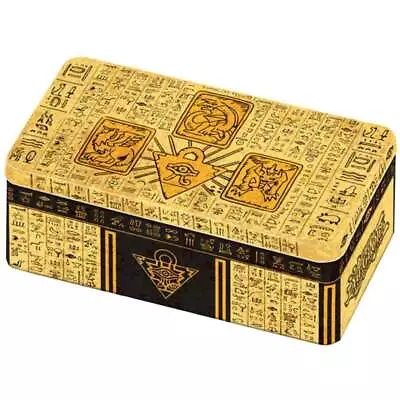 YuGiOh Tin Of The Pharaoh’s Gods : 2022 Gold Mega Tin : 1st Edition : New Sealed • £18.50