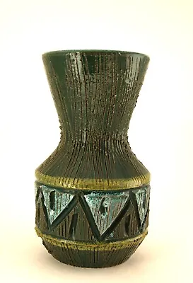 Vintage Mid Century Moden Italian Pottery Vase Geometric Designs • $72.50