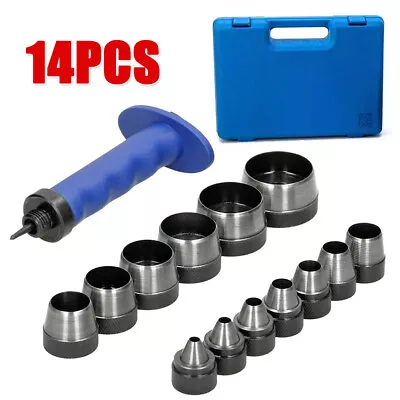 Hollow Punch Hole Punch Set Gasket Punch Set 3/16” To 1-3/8” Inch (5-35mm) • $30.82