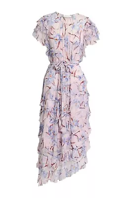 Zimmermann Corsage Orchid Silk Dress Size 1 • $340