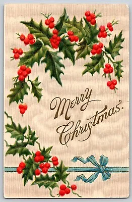 A Merry Christmas - Vintage Postcard Christmas Cards - Posted • $6.20