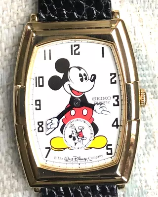 Disney Anniversary Seiko Mens Mickey Mouse Watch! New!! • $300