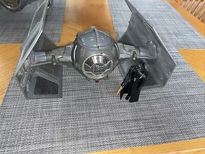 Star Wars Vintage 1978 Darth Vader TIE Fighter 100% Complete & WORKS Plus Vader • $125