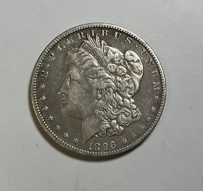 1896-O VF+  Morgan Silver Dollar • $54