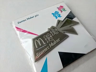 2012 London Olympics Gamesmaker Pin - Silver • £5
