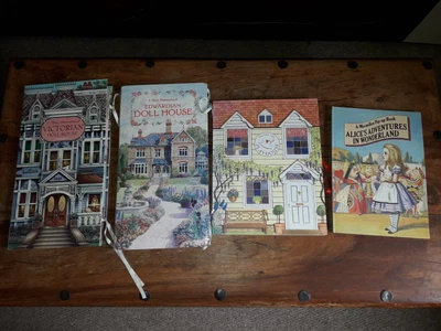 £39.99 • Buy 3 Dimensional Edwardian Doll House Victorian Pop Up Book Playhouse Alice Bundle