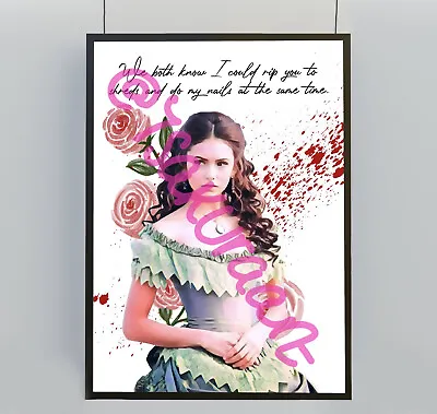 Katherine Pierce Art Print A3 Poster The Vampire Diaries Print TVD Nina Dobrev • £25