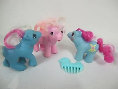 Vintage G1  My Little Pony Baby Shaggy Comb Lickety Split Poodles First Tooth • $12.95