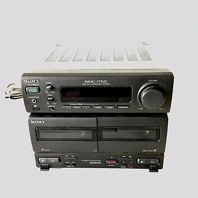 Vintage Sony MHC-1750 Mini Hi-Fi Component System - Pls Read Description • $92