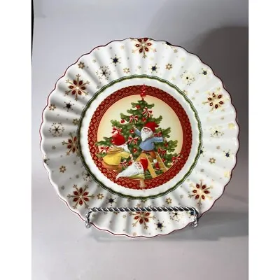 Villeroy & Boch 1748 Fluted Dwarves Christmas Tree Serving Dish / Bowl • $20