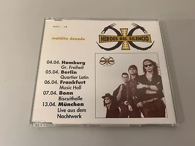 Héroes Del Silencio – Maldito Duende (Tour Dates) Mega Rare CD Single © 1992 • £102.49