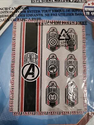 Avengers Endgame Triple Woven Jacquard Throw Blanket Brand New Thor Hulk  • $19.95