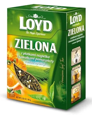 LOYD Green Leaf Tea - Green With Marigold Petals Prickly Pear Flavor Green ... • $12.95