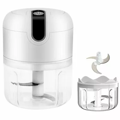 Electric Mini Garlic Spice Chopper Blender Mincer Food Processor USB Charging • $14.99