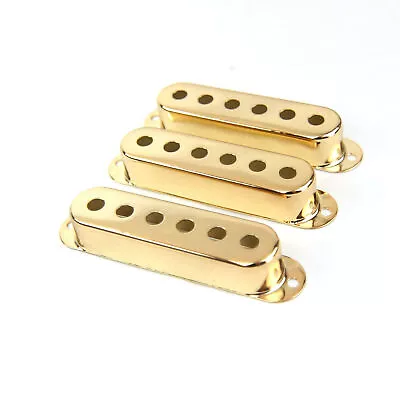 48/50/52mm Gold Single Coil Pickup Cover For Stratocaster Fender Strat Guitar • $23.98
