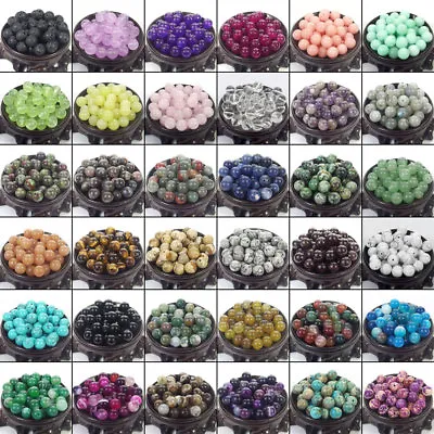 Bulk Gemstones I Natural Spacer Stone Beads 4mm 6mm 8mm 10mm 12mm Jewelry Design • $1.79