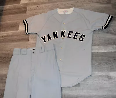 1970s New York Yankees Minor League Jersey And Pants By Aladen Very Rare Items! • $103.97