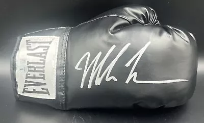 Mike Tyson Signed Autographed Black Everlast Boxing Glove Beckett BAS • $139.99