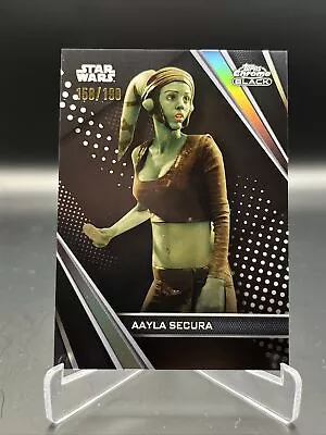 2023 Topps Chrome Black Aayla Secura Refractor 158/199 #47 • $2.25