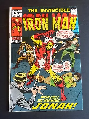 Iron Man #38 - When Calls Jonah! (Marvel 1971) Fine+ • $14.20