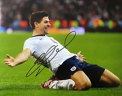 £49.99 • Buy Steven Gerrard Signed 8x10 Photo England/Liverpool Autographed #2